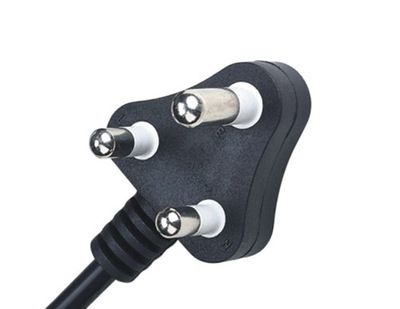 南非插頭 &nbsp;小南非 &nbsp;D18 三芯插 &nbsp;醫(yī)療體系電源線插頭