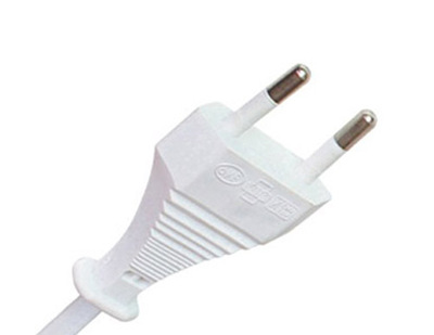 歐式兩芯插頭 &nbsp;TUV認(rèn)證 多國認(rèn)證 D01 歐洲小家電常用款插頭