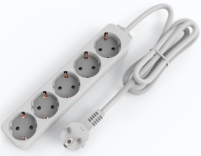 E09-5 &nbsp;喬普歐式五孔拖線板