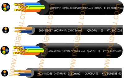 韓國KC &nbsp;橡膠線線