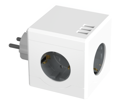 E15C &nbsp;&nbsp;喬普歐式魔方插座，3個歐式插座位+2 USB+1 TYPE C